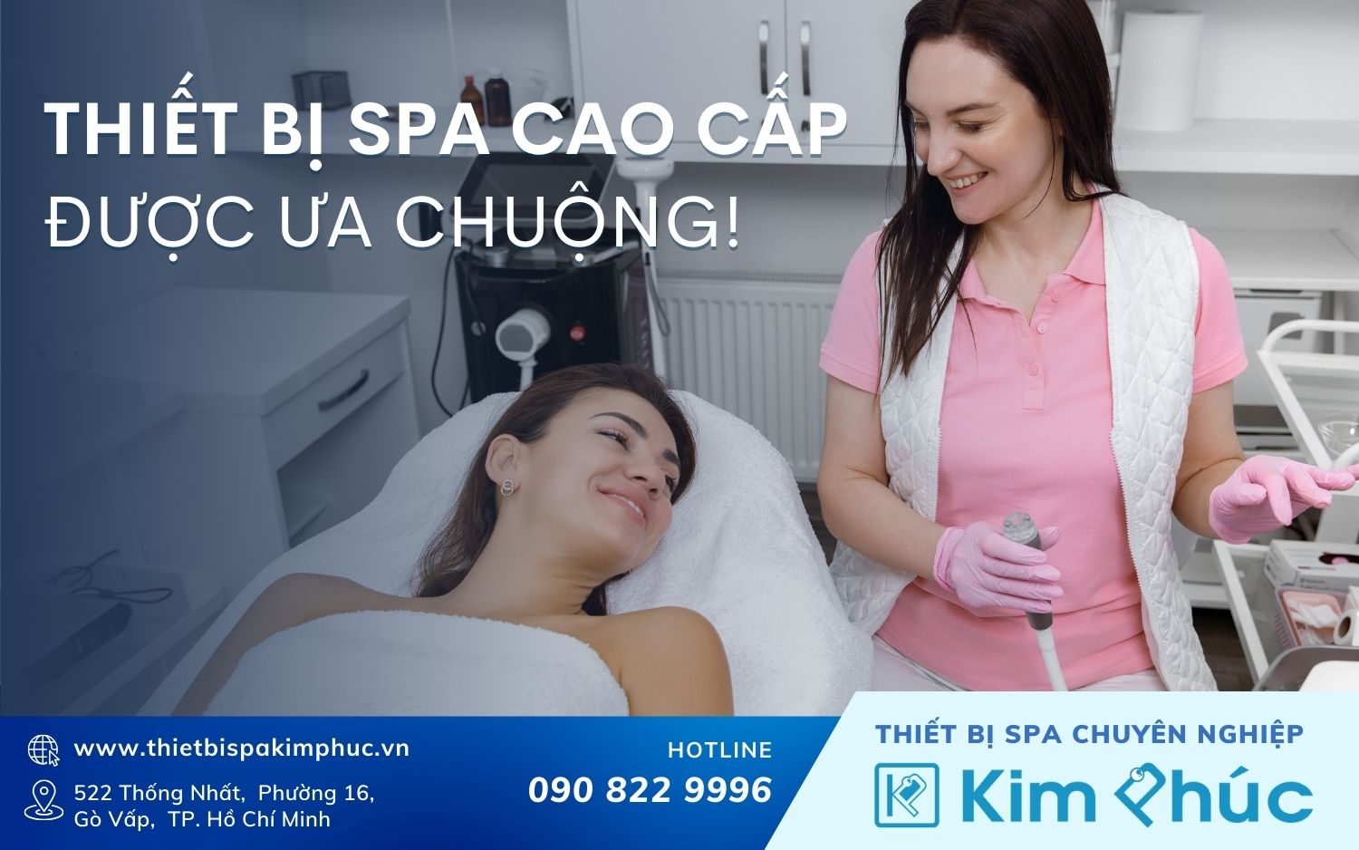 Danh sách thiết bị spa cao cấp ứng dụng công nghệ hiện đại