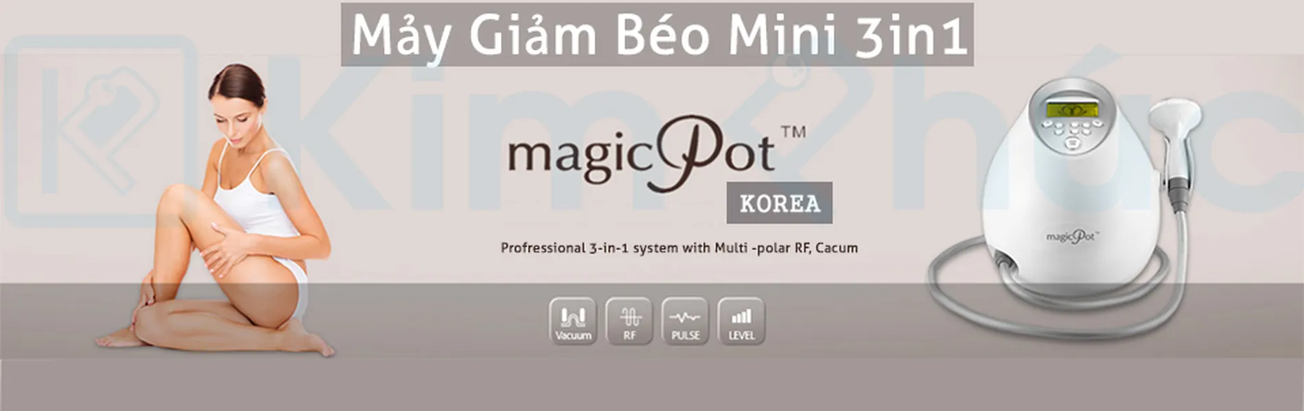 máy giảm béo magic pot korea