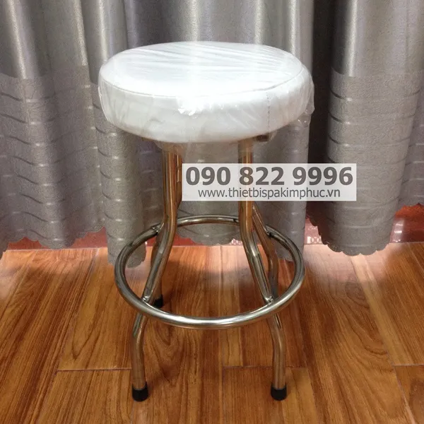 Ghế Nhân Viên Spa Inox