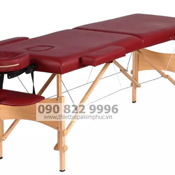 Giường Gỗ Xếp Spa