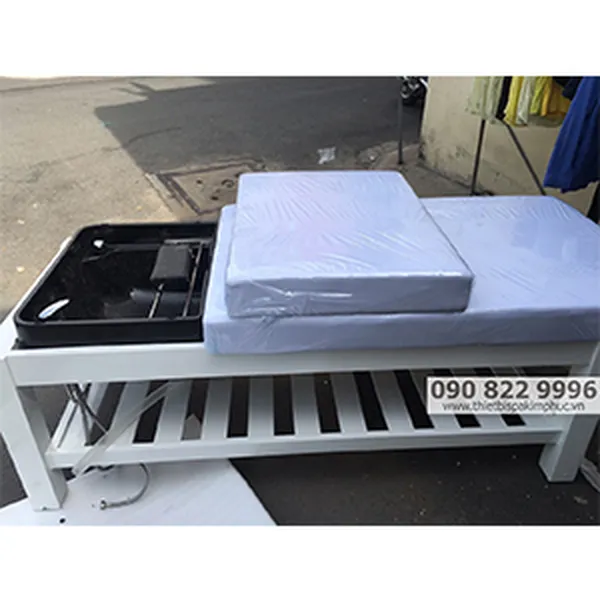 Giường Gỗ Massage Gội Đầu 2in1