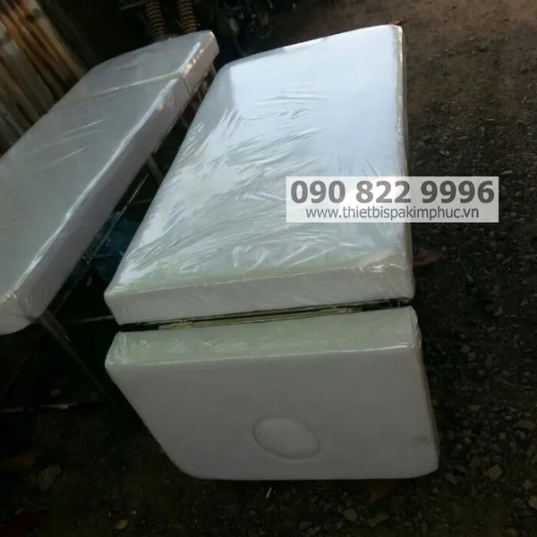 Giường Inox Massage Spa Gập Đầu