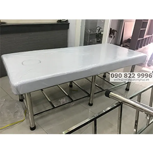 Giường Inox Massage Spa
