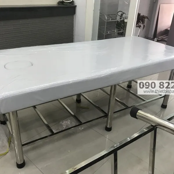 Giường Inox Massage Spa