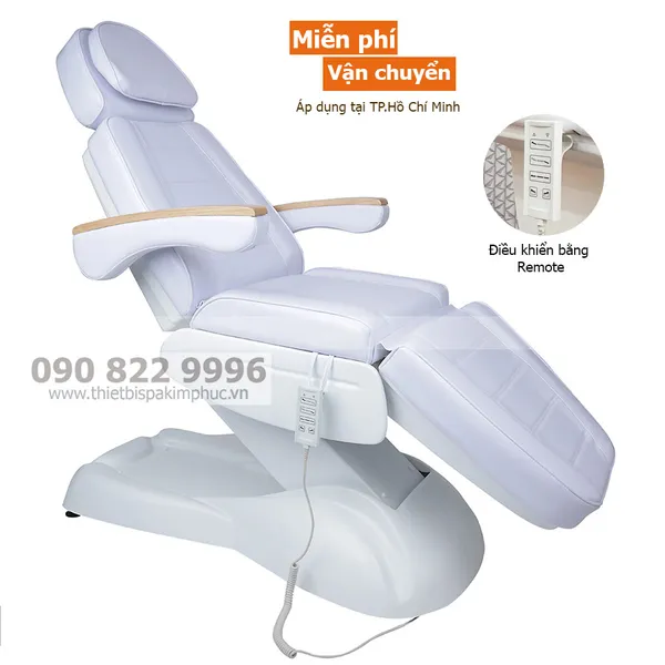 Ghế Phun Xăm Thẩm Mỹ Chỉnh Điện 4 Motor