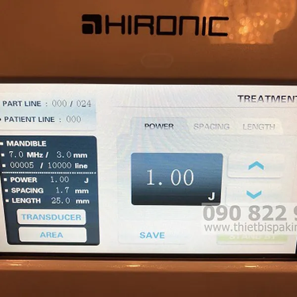 Máy HIFU Nâng Cơ HIRONIC