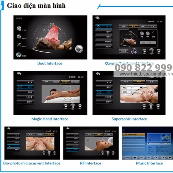 Máy Oxy Jet Beco 9 Chức Năng