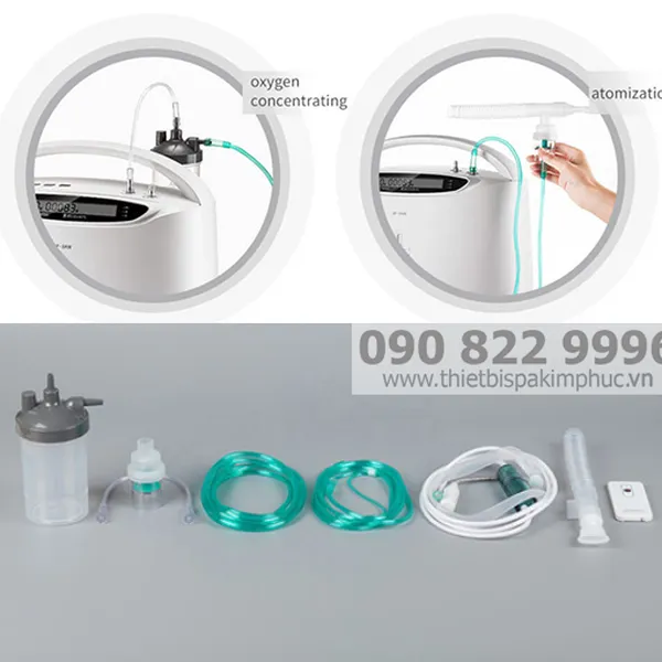 Máy Tạo Oxy Yuwell 5L 8F-3AW