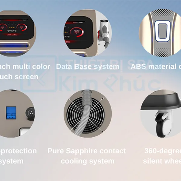 Máy Triệt Lông Diode Laser HIDL-2000MIX