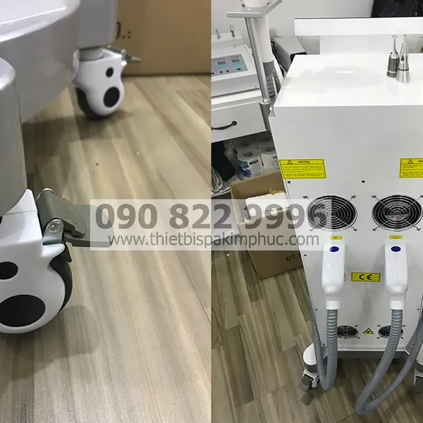 Máy Triệt Lông OPT + Laser 2in1