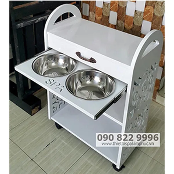 Xe Đẩy Dụng Cụ Spa 3 Tầng