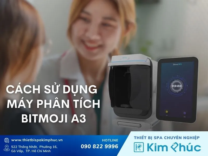 Cách sử dụng máy phân tích da Bitmoji A3 mang lại hiệu quả cao
