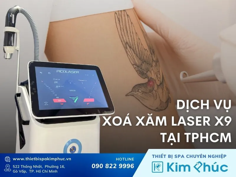 Dịch vụ xóa xăm laser X9 tại TPHCM mang lại lợi nhuận cao
