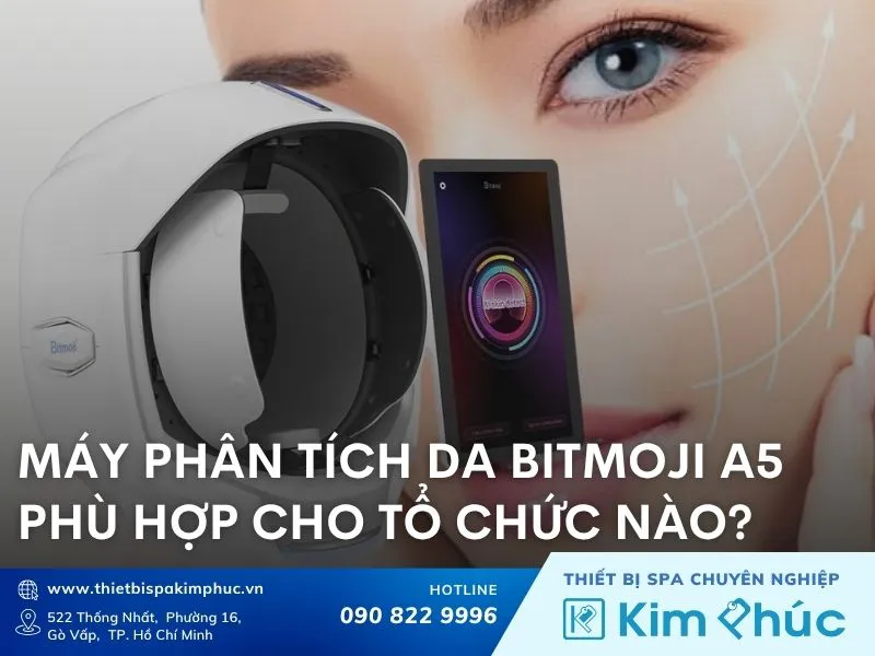 Chi tiết về đối tượng sử dụng máy phân tích da Bitmoji A5