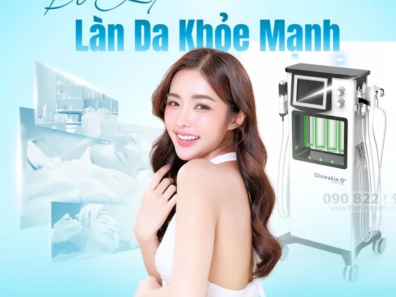 Công nghệ oxy tươi và trẻ hóa da vượt trội của Máy chăm sóc da Glowskin O+