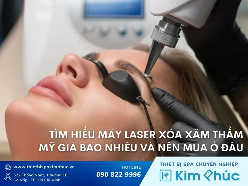 Tìm hiểu máy laser xóa xăm thẩm mỹ giá bao nhiêu và nên mua ở đâu?
