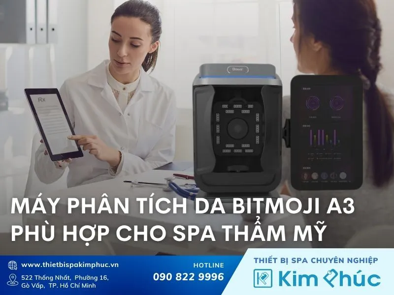Máy phân tích da Bitmoji A3 cho spa thẩm mỹ hàng đầu thị trường