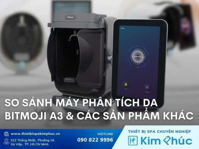 So sánh máy phân tích da Bitmoji A3 và các loại khác dựa trên nhiều tiêu chí