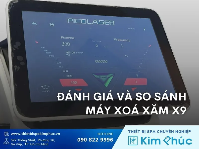 So sánh máy xóa xăm X9 và các loại laser khác dựa trên nhiều tiêu chí