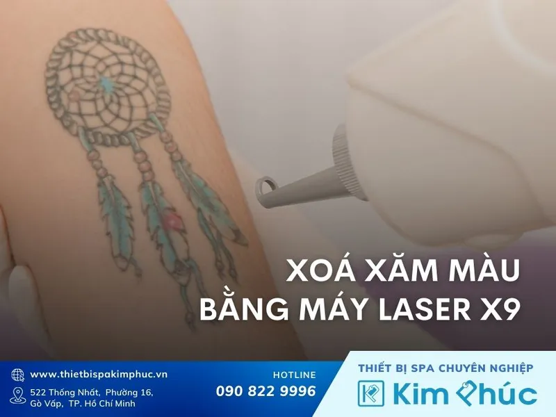 Xoá xăm màu bằng máy laser X9 hiệu quả ra sao?