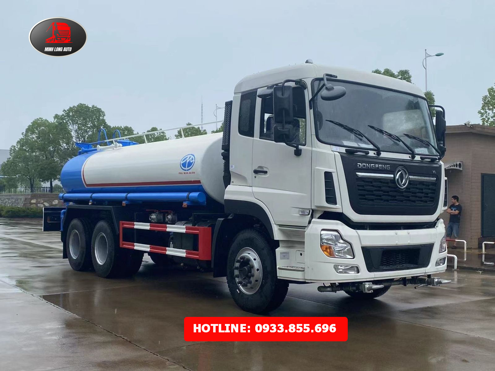 Cấu tạo ngoại thất xe quét đường Dongfeng 14 khối | #1 Gợi ý Xe dongfeng phun nước tưới đường 14 khối model mới nhất 