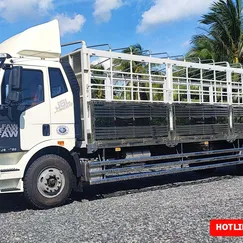 XE TẢI FAW J6L THÙNG BẠT 8 TẤN