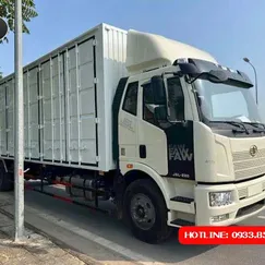 XE TẢI FAW J6L THÙNG KÍN CONTAINER CAO 2.52 MÉT