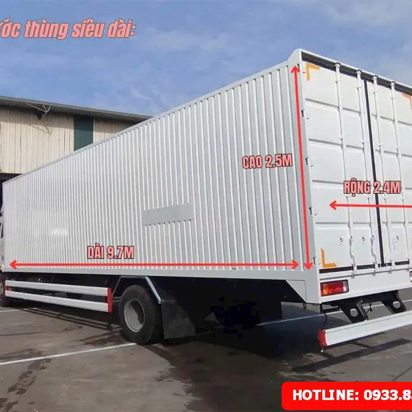 XE TẢI FAW 7 TẤN THÙNG KÍN CAO 2M52 