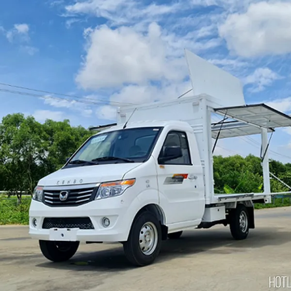 XE TẢI KENBO THÙNG KÍN CÁNH DƠI 900KG