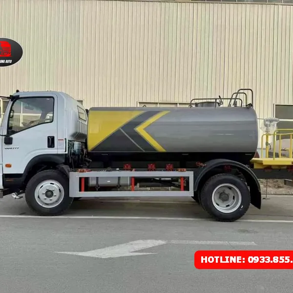 XE BỒN PHUN NƯỚC RỬA ĐƯỜNG TƯỚI CÂY 5 KHỐI HOWO