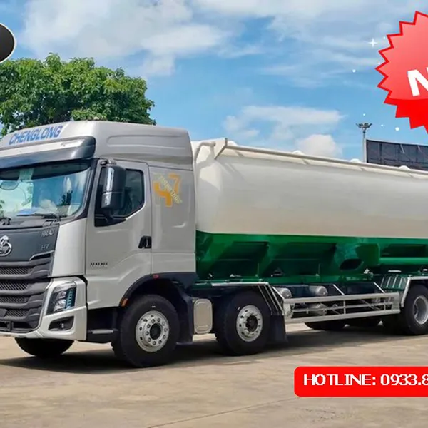 XE BỒN THỔI CHỞ CÁM 30 KHỐI CHENGLONG H7 