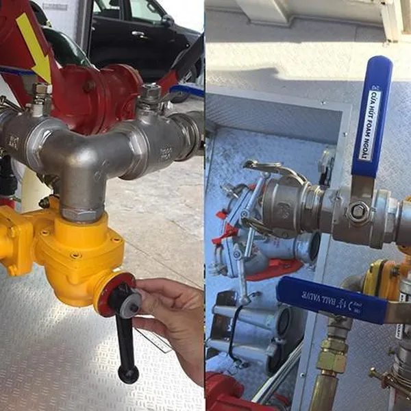 XE CỨU HỎA CHỮA CHÁY DONGFENG 4 KHỐI ( 4M3)