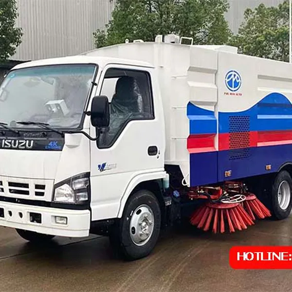 XE QUÉT ĐƯỜNG HÚT BỤI ISUZU 5.5 KHỐI NHẬP KHẨU