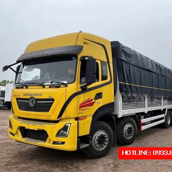 XE TẢI DONGFENG 4 CHÂN KL340 17.5 TẤN CABIN CAO 