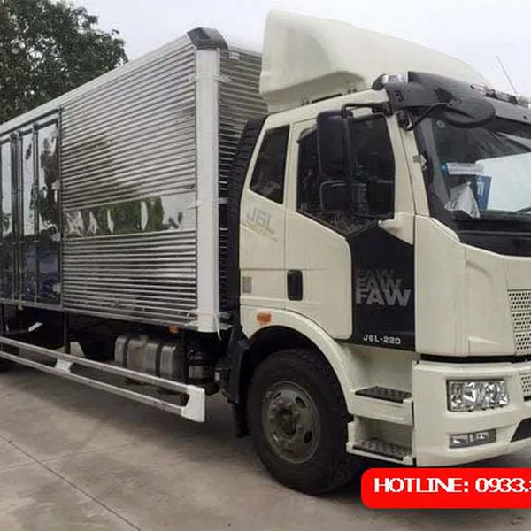 XE TẢI FAW J6L THÙNG KÍN INOX NHẬP KHẨU TẢI TRỌNG 7.5 TẤN
