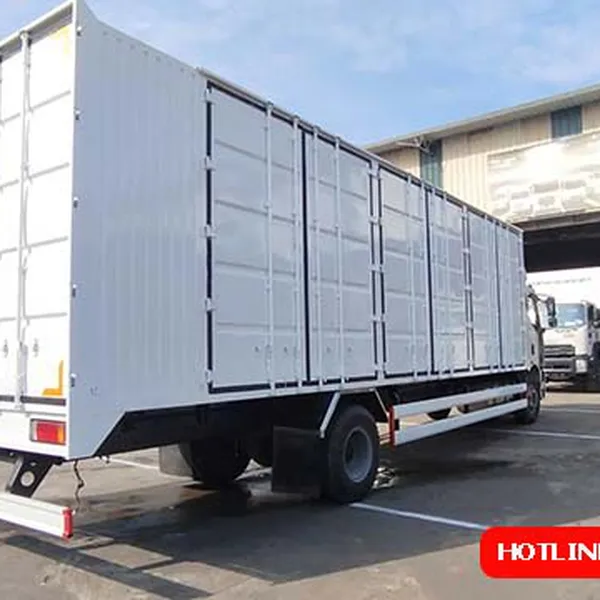 XE TẢI FAW J6L THÙNG KÍN CONTAINER CAO 2.52 MÉT