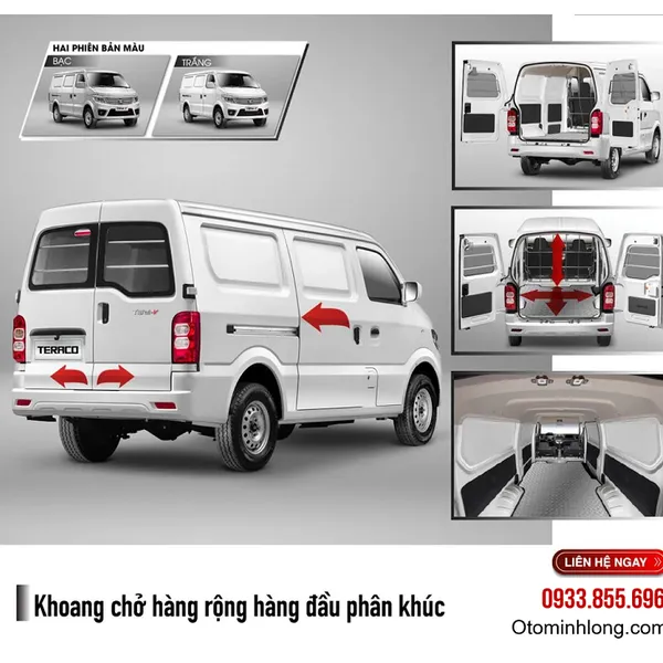 XE TẢI VAN 2 CHỖ TERACO 945KG