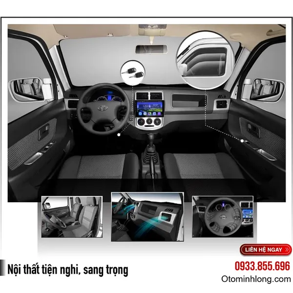 XE TẢI VAN 2 CHỖ TERACO 945KG