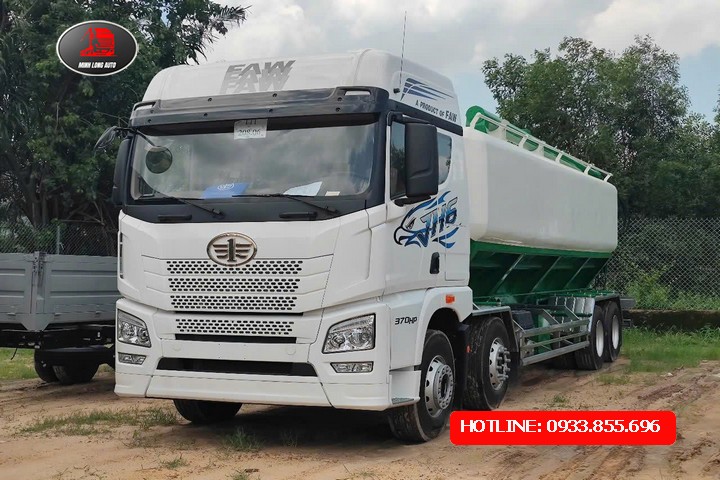 XE BỒN CHỞ CÁM 29 M³ FAW 370HP – ĐỘNG CƠ MẠNH MẼ, TIẾT KIỆM NHIÊN LIỆU