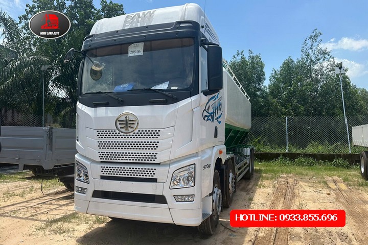XE BỒN CHỞ CÁM 29 M³ FAW 370HP – ĐỘNG CƠ MẠNH MẼ, TIẾT KIỆM NHIÊN LIỆU