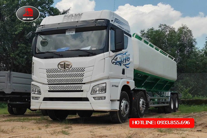 XE BỒN CHỞ CÁM 29 M³ FAW 370HP – ĐỘNG CƠ MẠNH MẼ, TIẾT KIỆM NHIÊN LIỆU