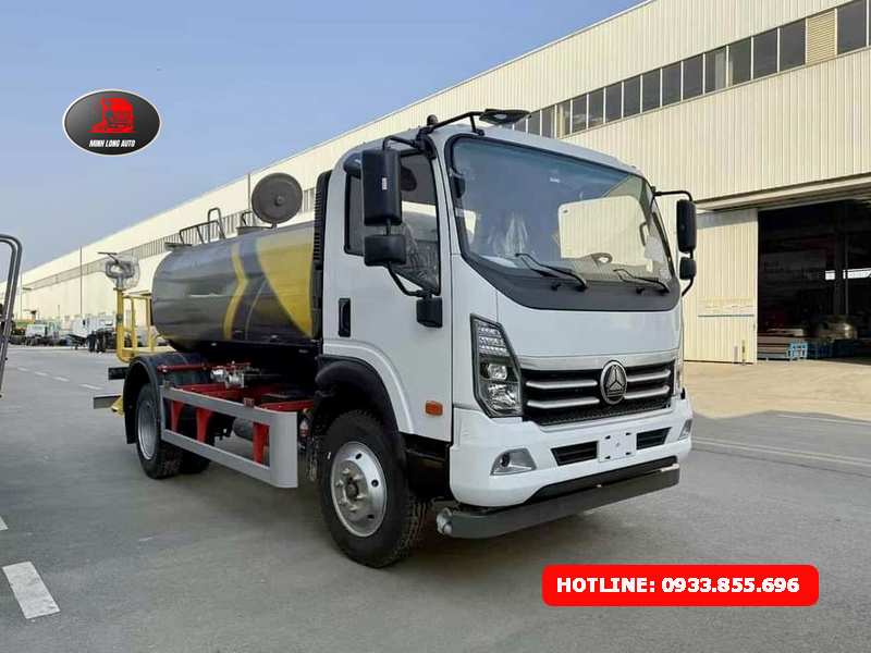 BÁN XE BỒN PHUN NƯỚC RỬA ĐƯỜNG TƯỚI CÂY 5 KHỐI HOWO – GIÁ TỐT, CHẤT LƯỢNG CAO