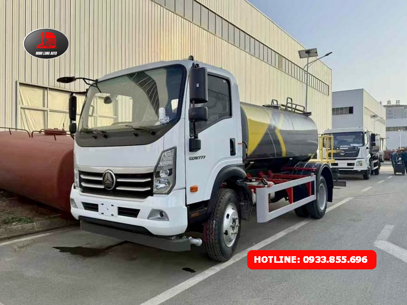BÁN XE BỒN PHUN NƯỚC RỬA ĐƯỜNG TƯỚI CÂY 5 KHỐI HOWO – GIÁ TỐT, CHẤT LƯỢNG CAO