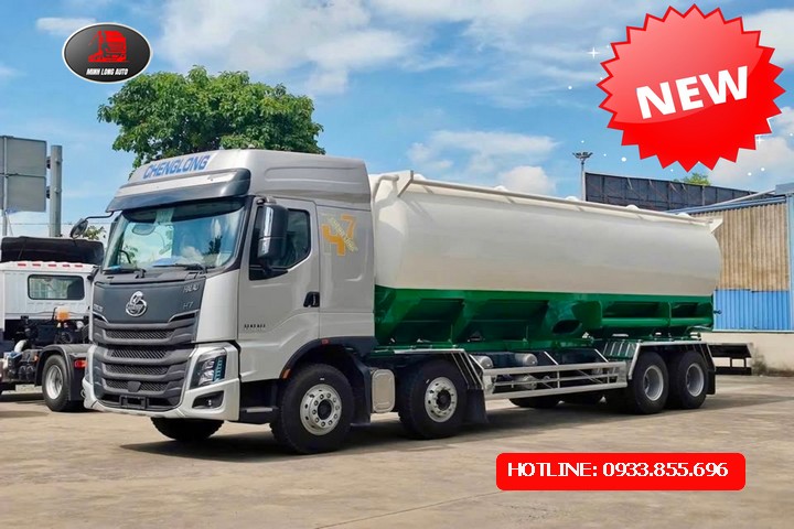 KINH NGHIỆM MUA XE BỒN CHỞ CÁM CHENGLONG H7 4 CHÂN GIÁ TỐT