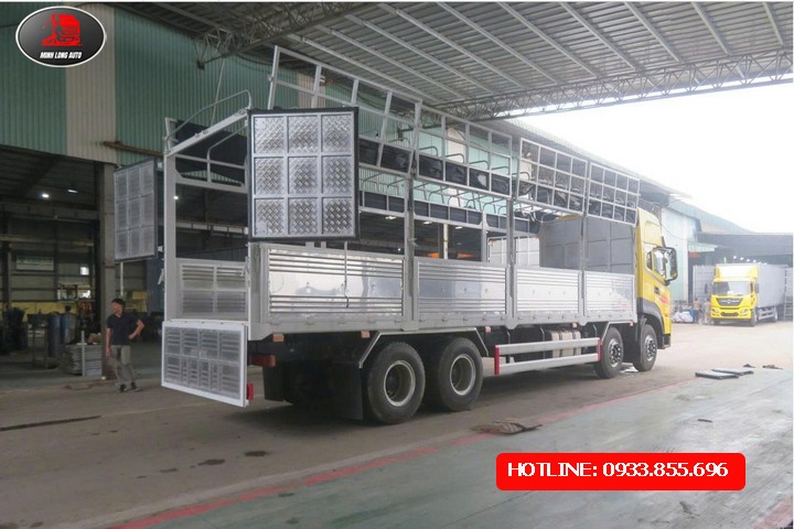 XE TẢI DONGFENG 4 CHÂN KL340 17.5 TẤN CABIN CAO