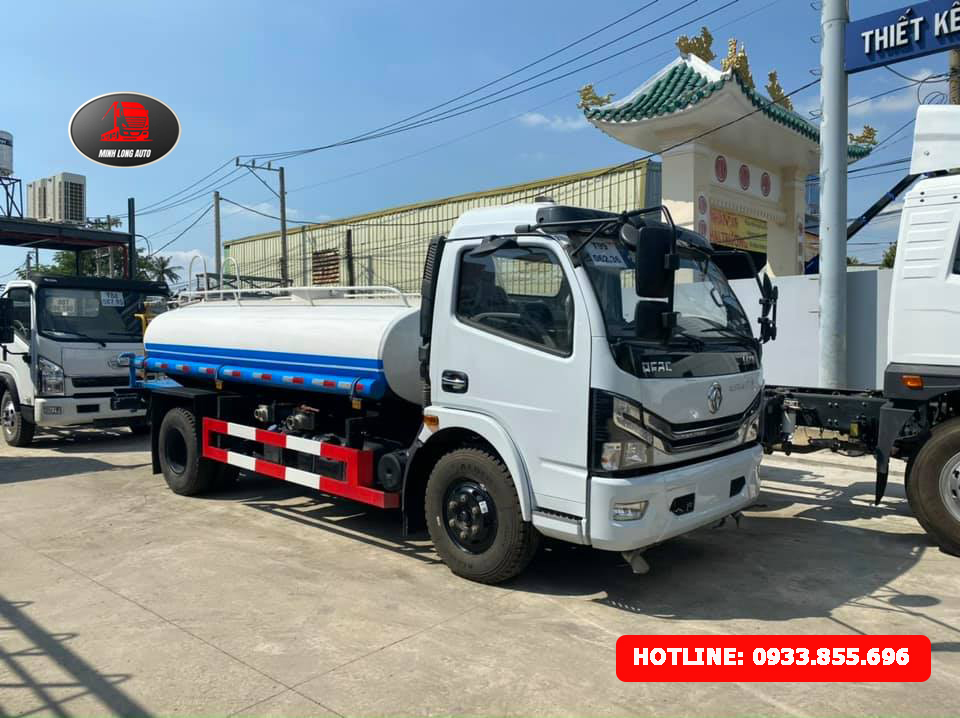 Thông số kỹ thuật Xe phun nước rửa đường Dongfeng 5 khối (5m3) | #1 Nơi Bán Xe Tưới Nước Rửa Đường 5 Khối Dongfeng Miền Nam