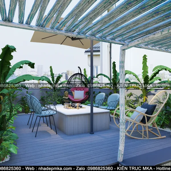 Thiết kế thi công nội thất nhà hàng chay -Vinhome GrandPark