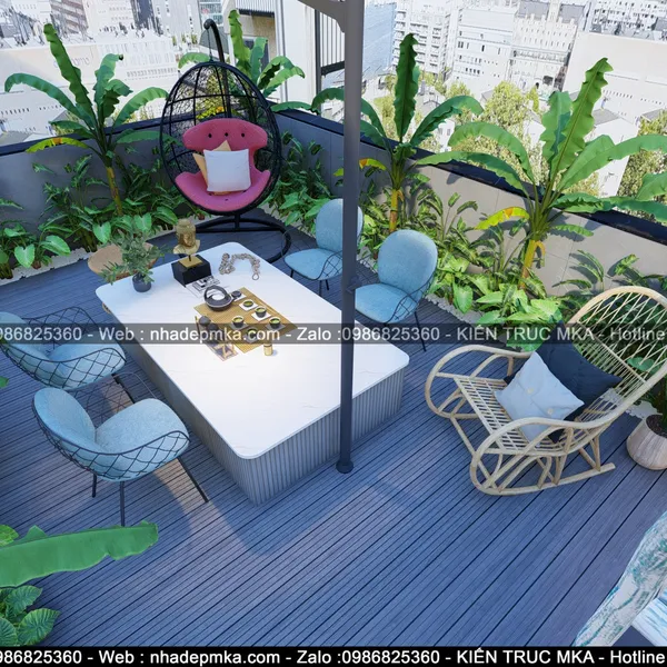 Thiết kế thi công nội thất nhà hàng chay -Vinhome GrandPark