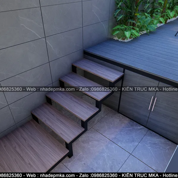 Thiết kế thi công nội thất nhà hàng chay -Vinhome GrandPark