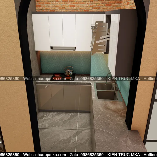 Thiết kế thi công nội thất nhà hàng chay -Vinhome GrandPark